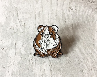 Guinea pig pin badge