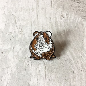 Guinea pig pin badge