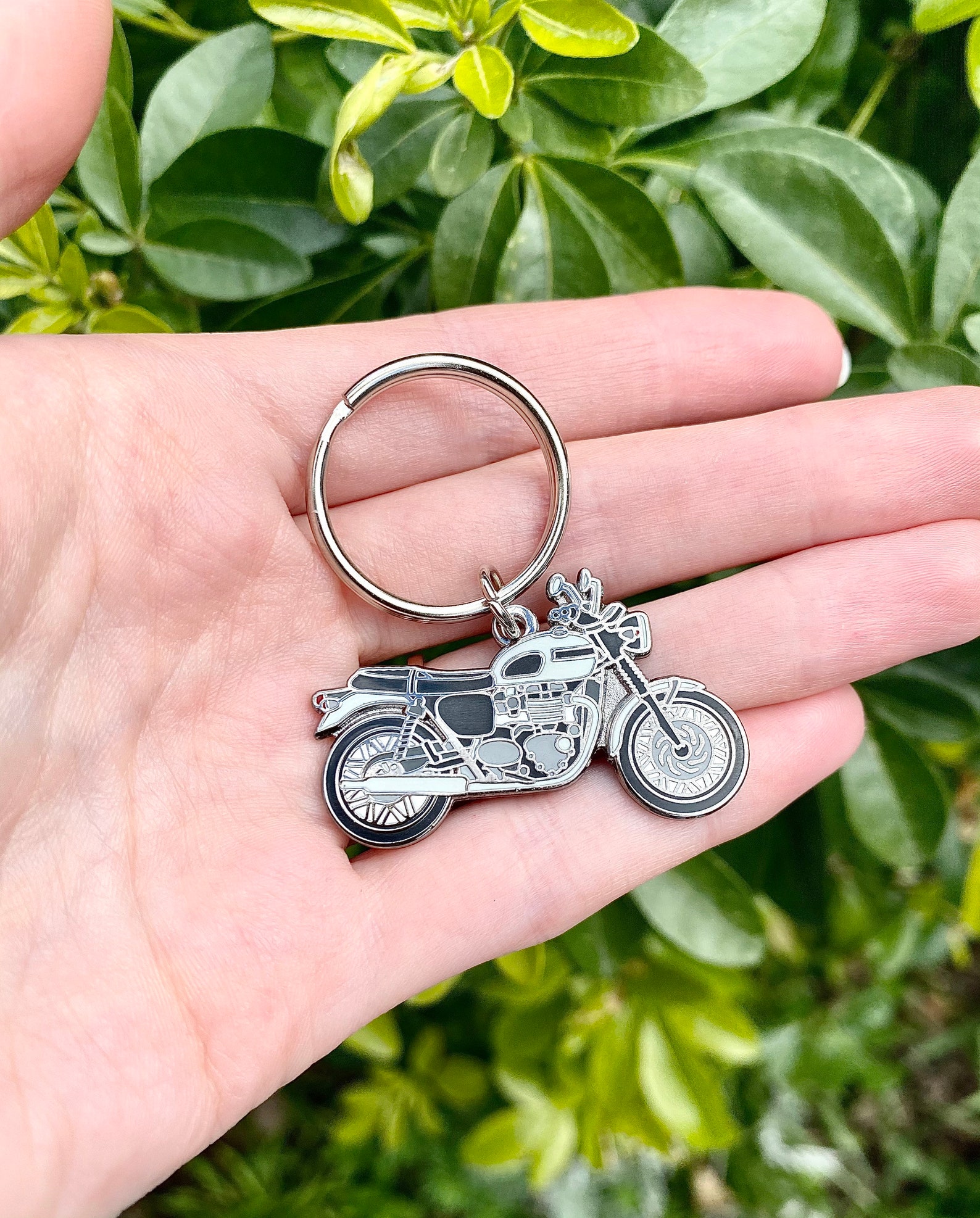 triumph bonneville keyring