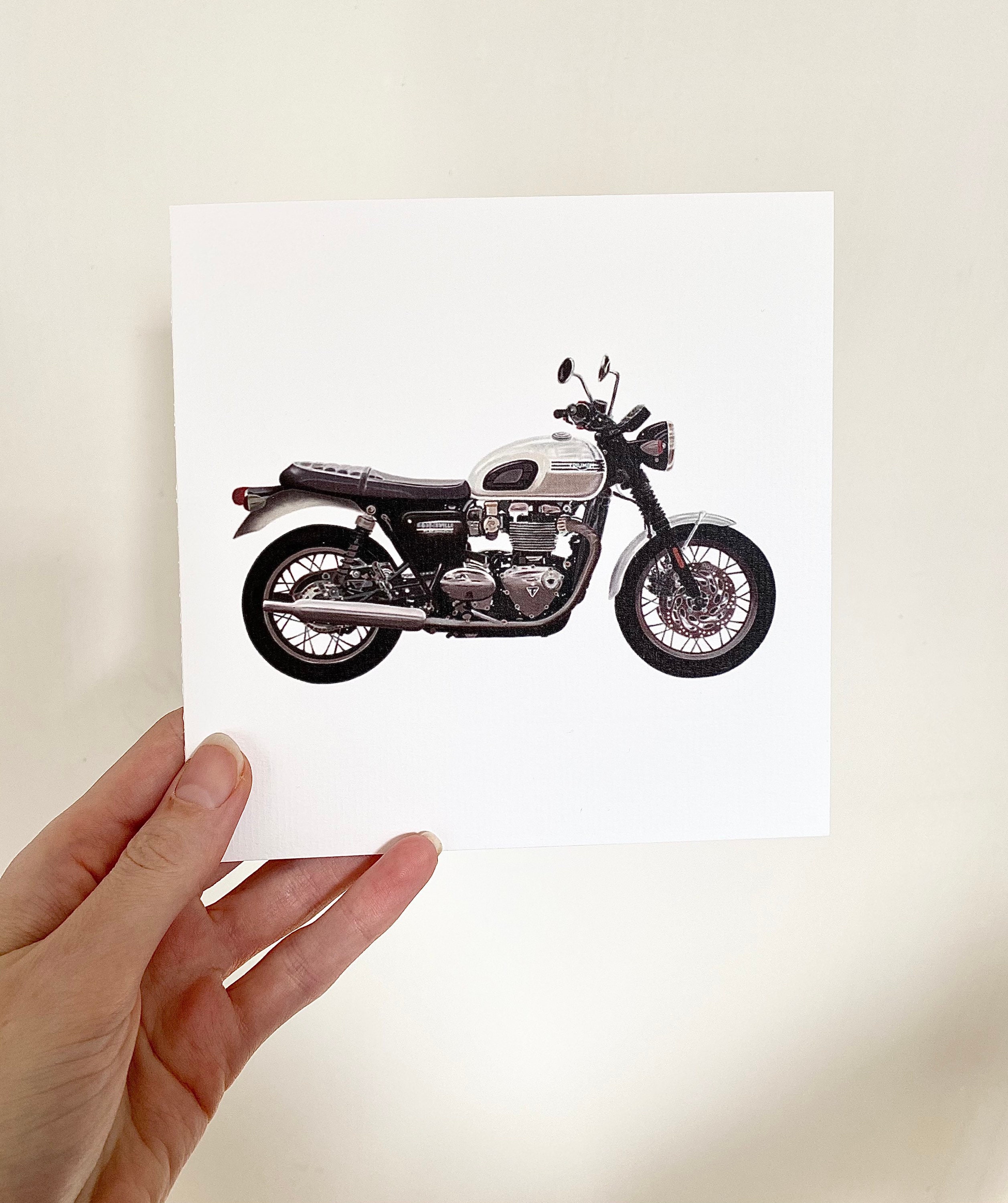 triumph bonneville keyring