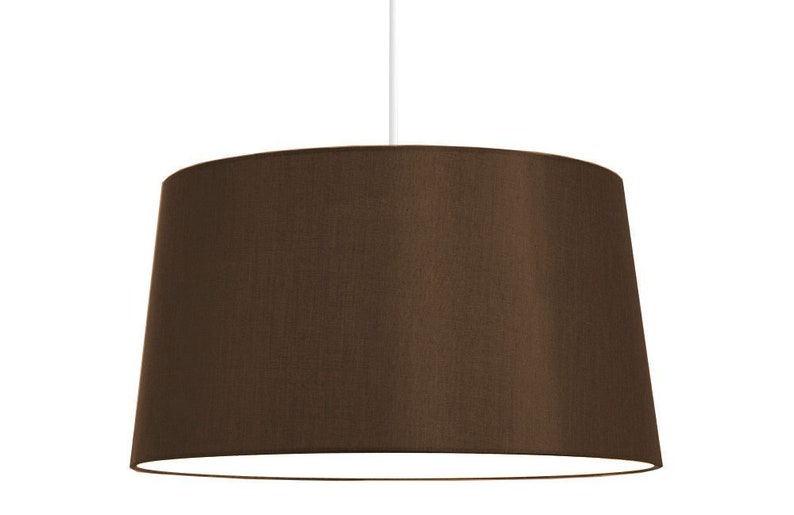 Lamp Shade Conical Ø 40 50 Chocolate Brown