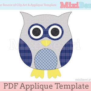 Szablon aplikacji Blue Owl w formacie PDF Wzór aplikacji do pobrania natychmiast