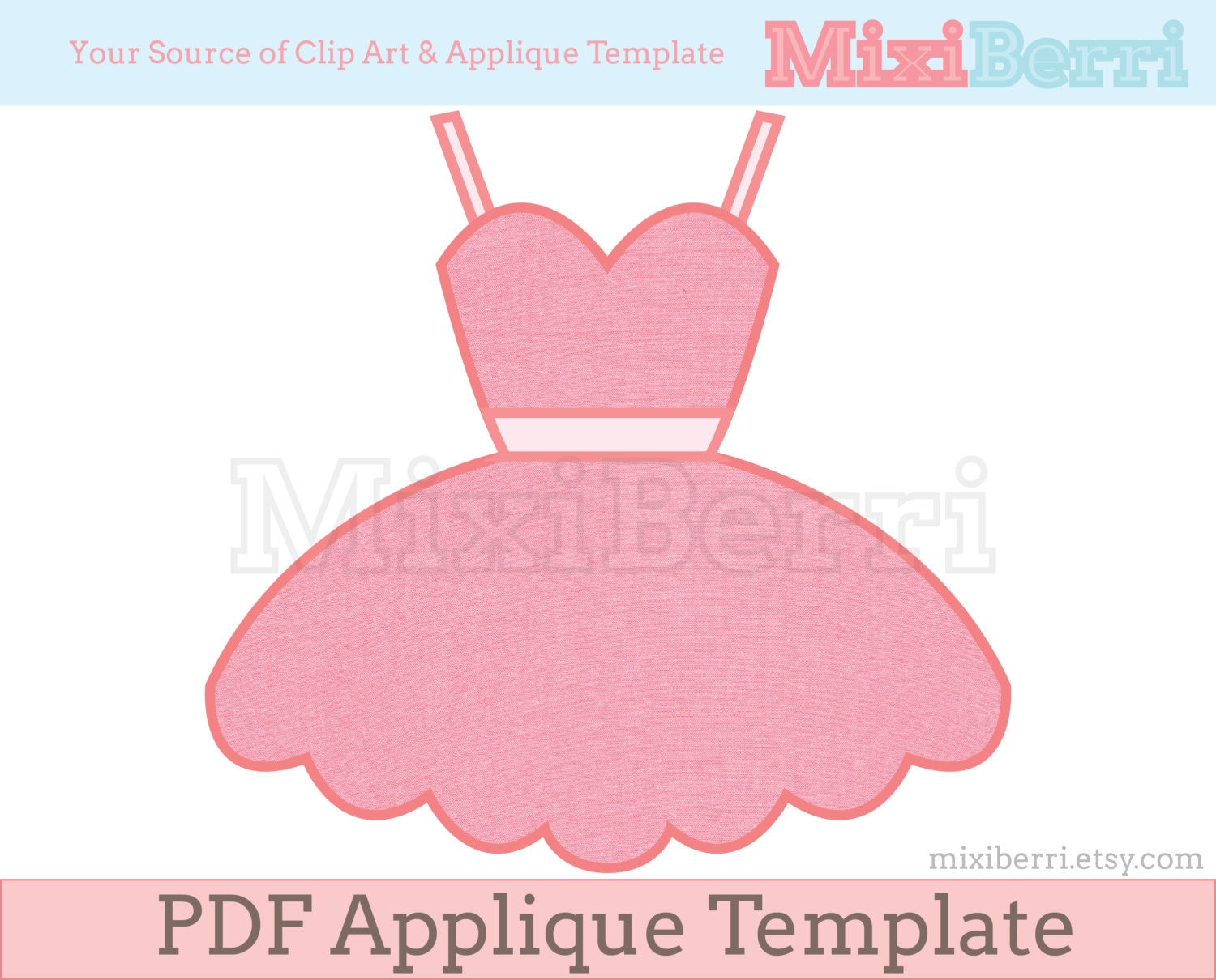 ballerina tutu dress appliqué template pdf applique pattern etsy