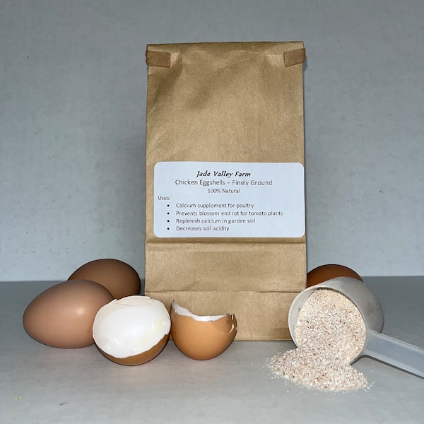 Organic Finely Crushed Egg Shells from Free Range Chickens