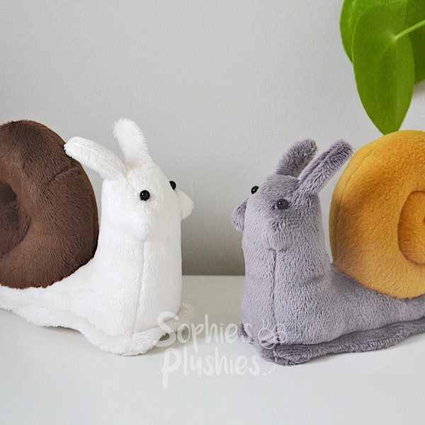 Snail Plush Doll, Stuffed Animal, Original Colours