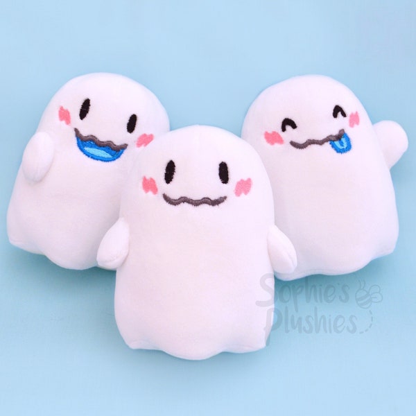 Blushyboo Squishy Ghost Plush, Stuffed Animal Doll, Cute Boo