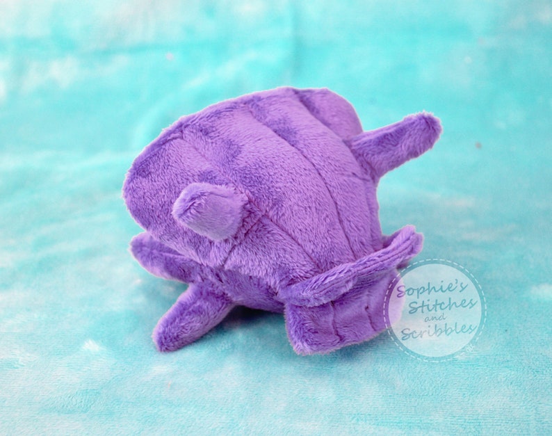 Shellder Plush Doll Custom Colours Stuffed Soft Plushie Etsy