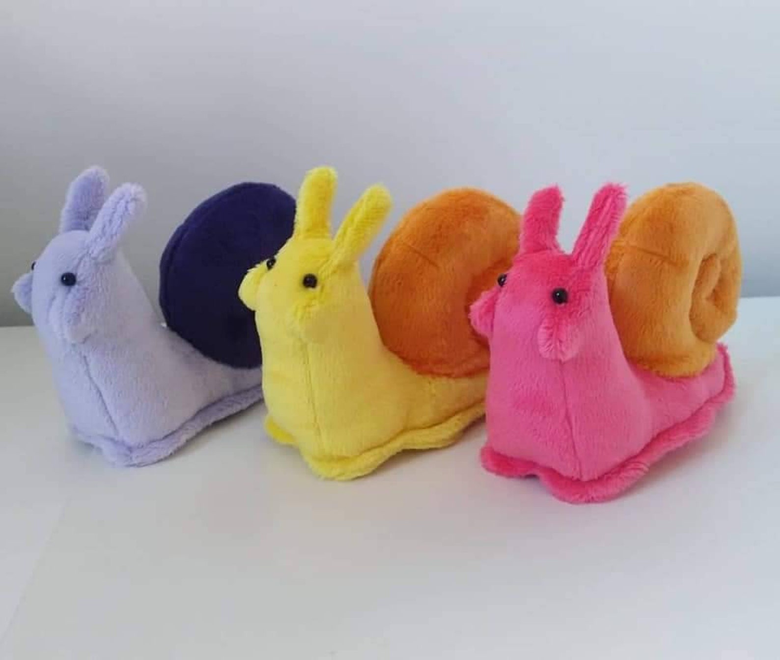 Custom Snail Plush Customisable Colours Stuffed Animal Etsy