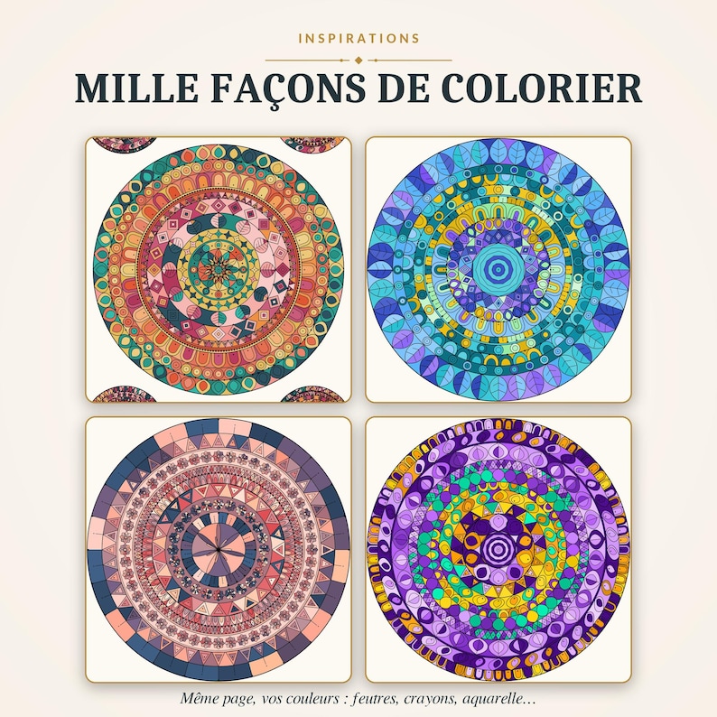 Red Book Song Color Intricate Mandalas to Color | 20 A5 Pages | Printable PDF Coloring Book ...