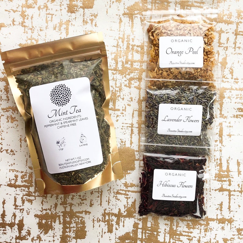 Custom Tea Blending Kit Create Your Own Tea Loose Leaf Tea Etsy Canada