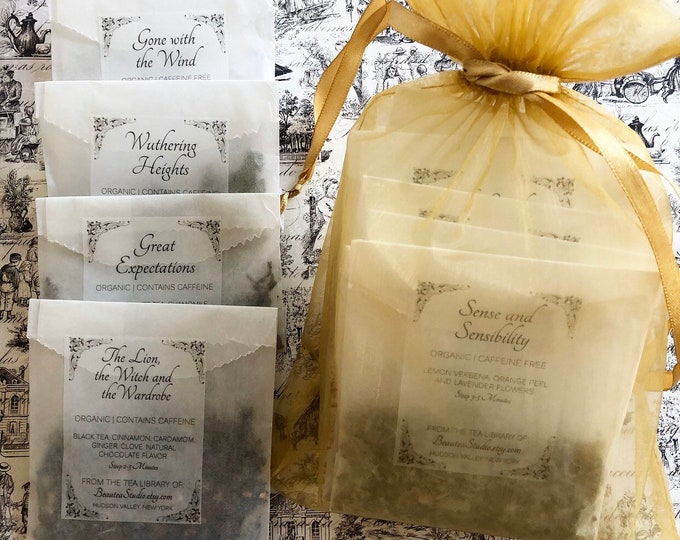 Literary Tea Sampler | Classic Book Themed Tea | Tealovers Gift ...