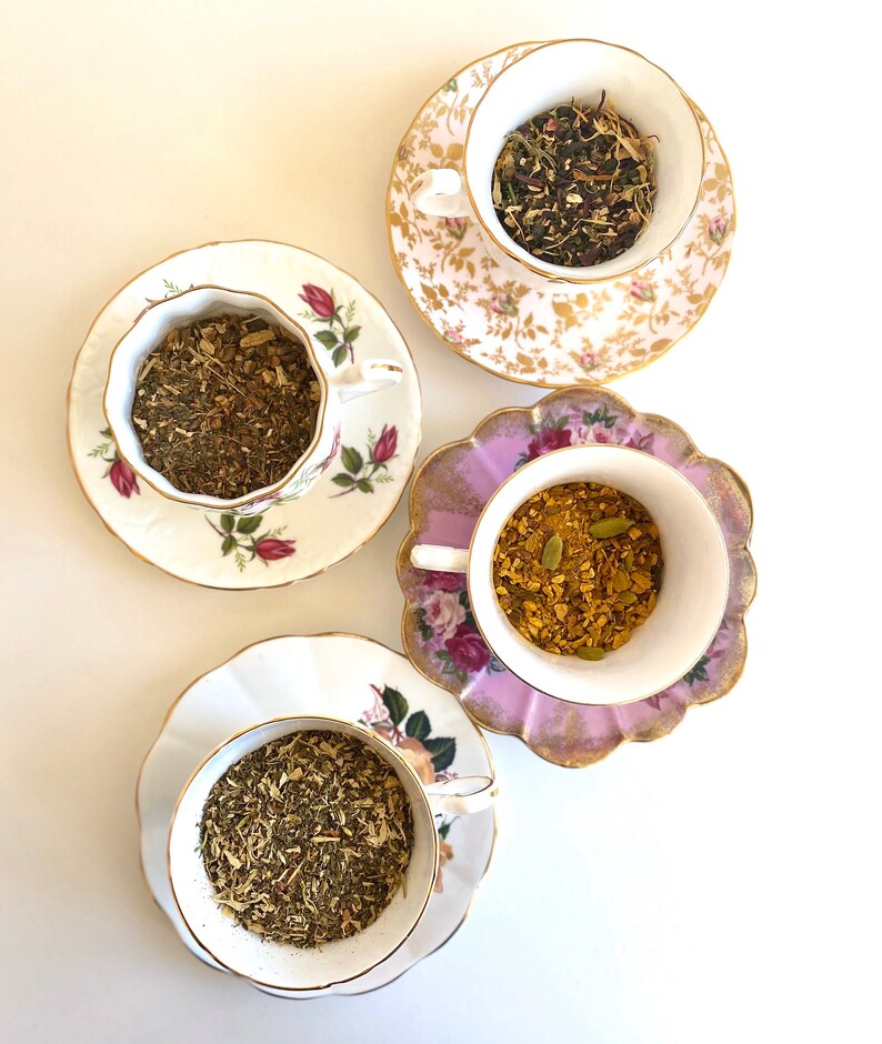 WELLNESS TEA Sampler Box Loose Leaf Tea Organic Tea Etsy