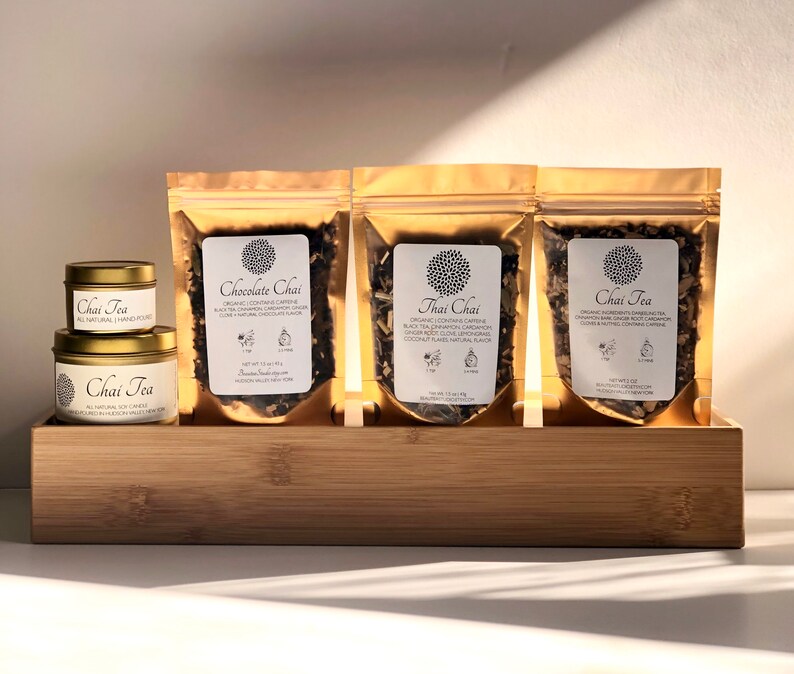 CHAI LOVERS Tea Box Organic Loose Leaf Tea Chai Etsy