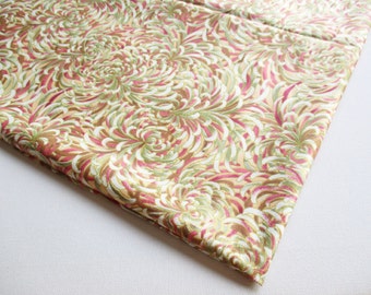 Chrysanthème Coton Japonais Kimono Coton Tissu Jaune Rose Vert Or Blanc , Fleur de printemps, Jupe Lady, Rideau, couverture d’oreiller, KM071
