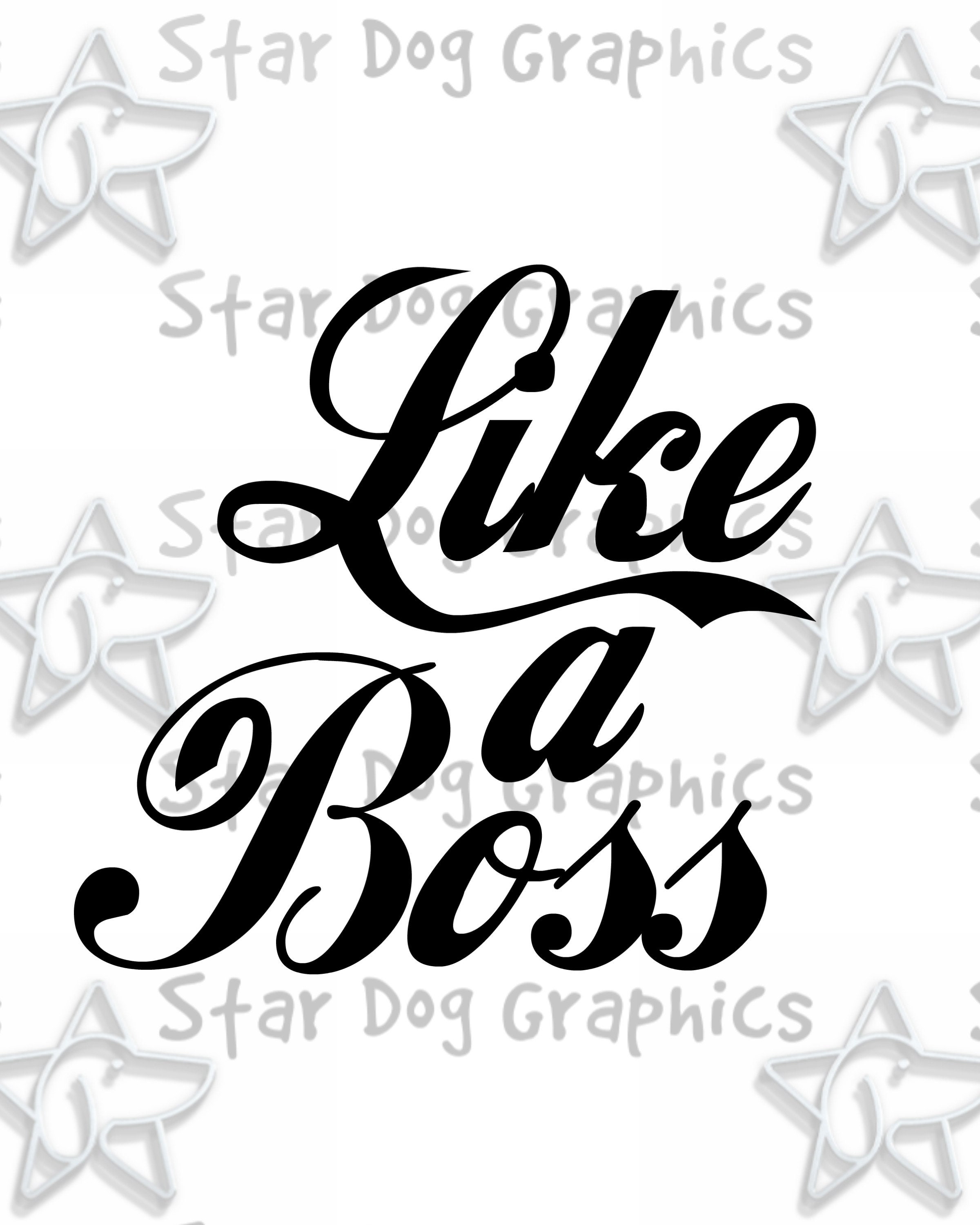 delvist Anvendelig glide Like a Boss Digital Download Boss Lady Like a Boss - Etsy