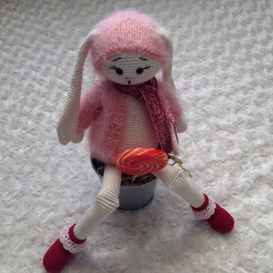 Birthday gift for kids,Crochet Bunny,Stuffed animal toy,Crochet Toy for Sale, Handmade doll,amigurumi bunny,Bunny Toy,Baby Shower,handmade