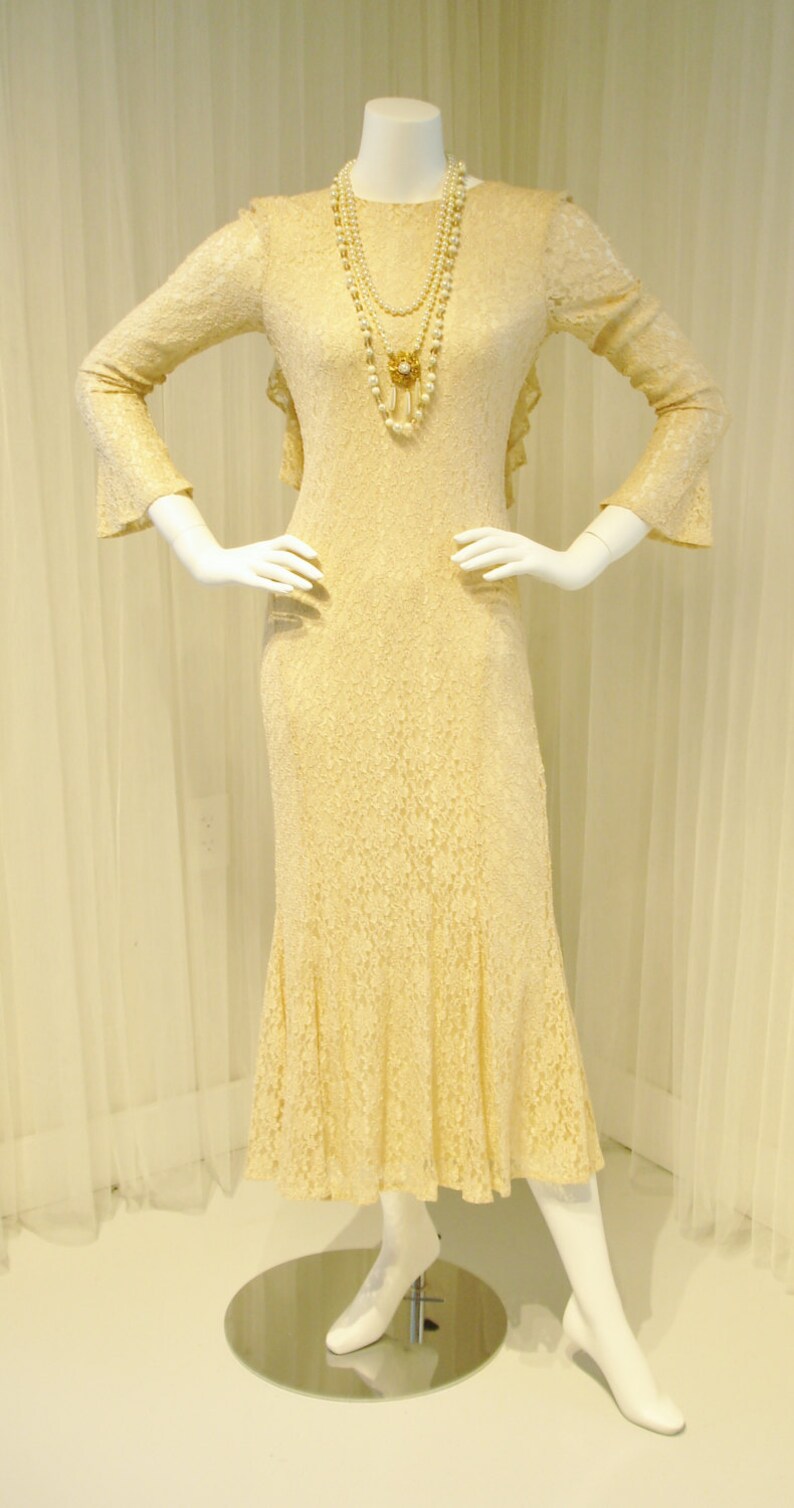 1980 s Does The Great Gatsby 1920 s Wedding Dress In Etsy