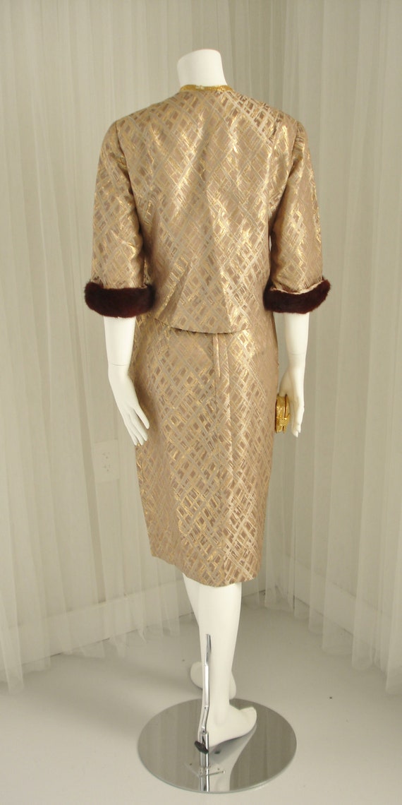 SALE Mid Century RAPPI Brocade Mad Men Style Jack… - image 4