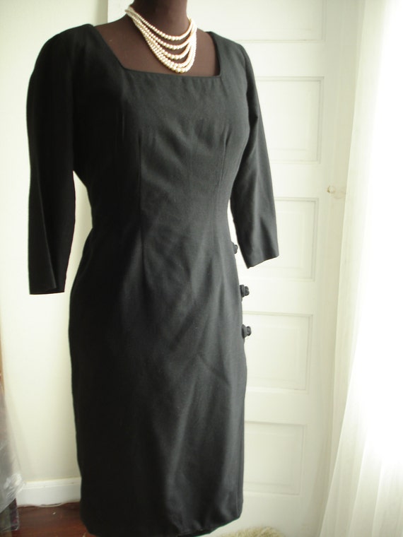 little black dress square neckline