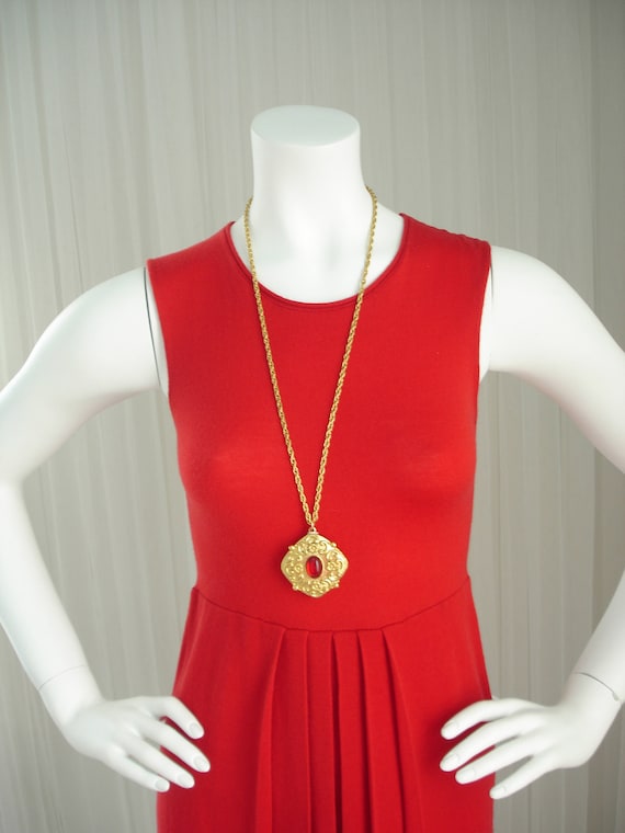 Summerweight Red Knit Dress