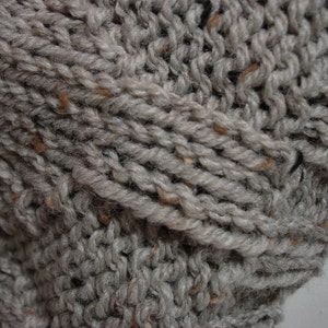Tweed Men or Women&#39;s Wool Blend Slouchy Tam Hat