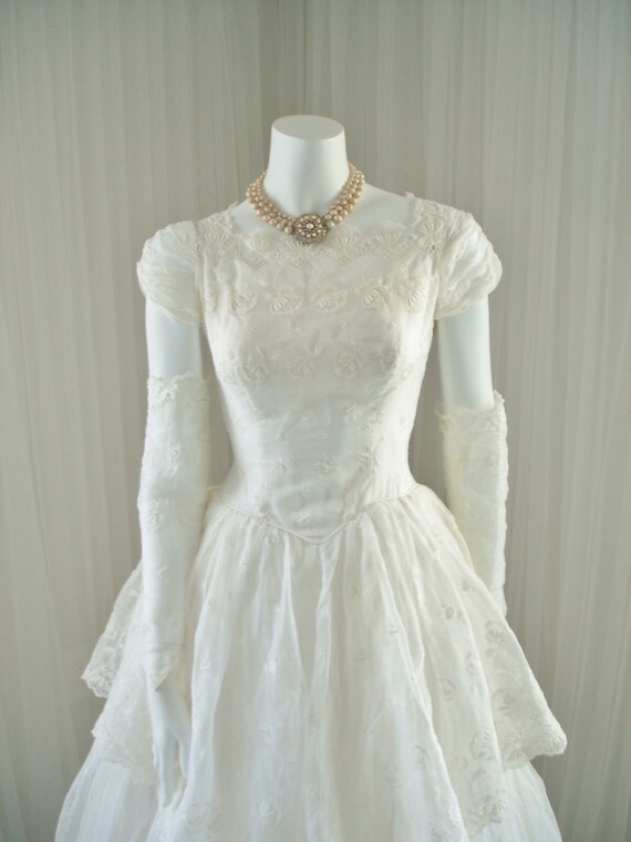 white lace ball gown skirt