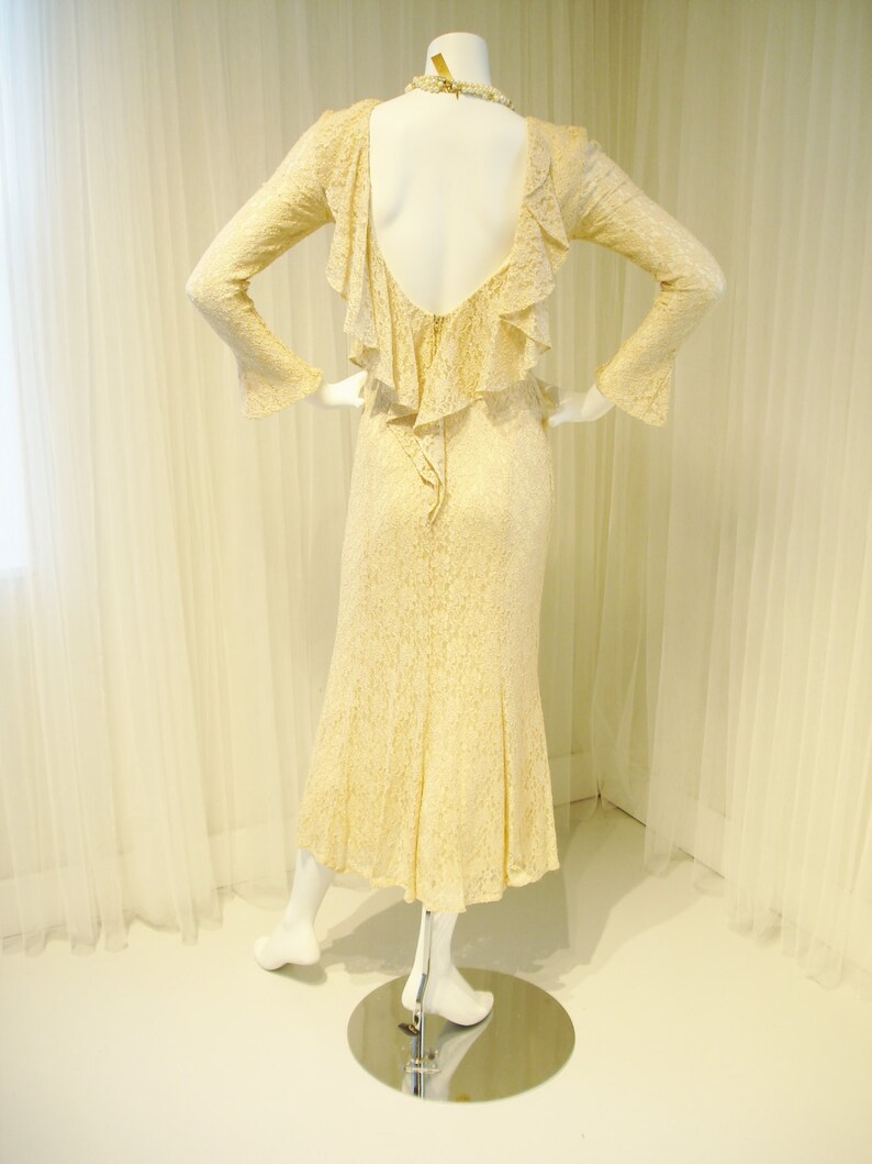 1980 s Does The Great Gatsby 1920 s Wedding Dress In Etsy