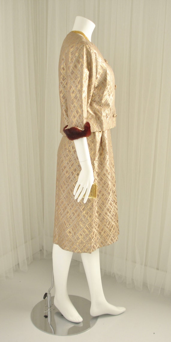 SALE Mid Century RAPPI Brocade Mad Men Style Jack… - image 3