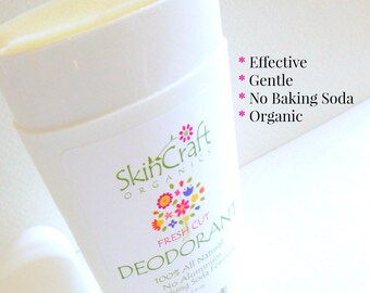 Natural Deodorant - Jasmine & Ylang Ylang - Floral Deodorant Stick - Organic Deodorant - Solid Deodorant - No Baking Soda Deodorant - 2.5 oz