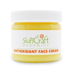 Natural Face Moisturizer - Face Cream for Dry Skin - Organic Skincare - Organic Anti-Aging Skincare - Natural Emollient Face Night Cream