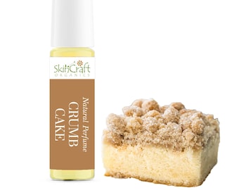 Crumb Cake Perfume Oil - Vanilla Coffee Cake with Notes of Cinnamon Spice - Roll On Fragrance - Bakery Scent Gift- .35 oz / 10 ml