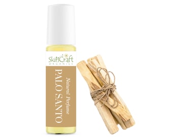 Palo Santo Perfume Oil for Women - All Natural Fragrance & Essential Oil Roll On Cologne - Botanical Woody Unisex Scent  - .35 oz / 10 ml
