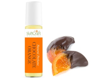 Chocolate Orange Perfume Oil - Natural Essential Oil Fragrance - .35 oz / 10 ml Roll On