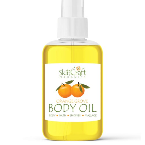 Lemon Vanilla Bath & Body Oil Spray Natural Vanilla Lemon Etsy