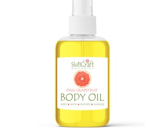 Pink Grapefruit Körperöl Spray - Natürliche Zitrusfrüchte Duftbad, Massage, Dusche Feuchtigkeitscreme - Alle Hauttypen - Süßes, zingy Geschenk für Frauen