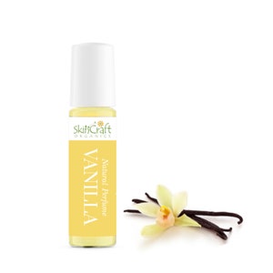 Natural Vanilla Perfume Oil - French Vanilla Butter Cream Scent Fragrance - Holiday Gift for Girlfriend, Mom, Wife - .35 oz / 10 mL Roll On