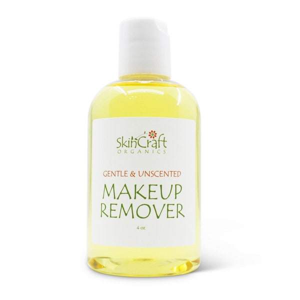 Natural Makeup Remover for All Skin Types Including Oily, Acne Prone, Dry & Combination - Made w/ Apricot, Grapeseed and Castor Oils