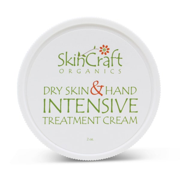 Organic Hand & Body Cream for Dry Skin - Natural Moisturizing Balm - Dry, Cracked Skin Treatment Cream - Eczema Calendula Cream - 2 oz