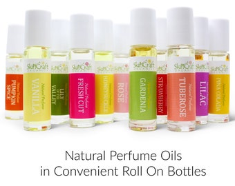 Oli profumati naturali - Profumi roll-on - Profumi di colonia naturali per uomo e donna - Olio corpo roll-on con oli essenziali - 10 ml