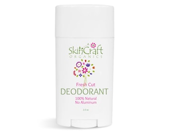 Floral Natural Deodorant Stick - Organic Deodorant that Works with No Aluminum, No Chemicals or Irritating Baking Soda - 2.5