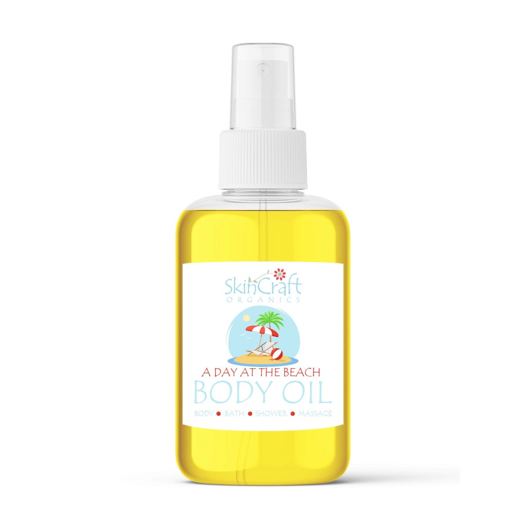 Beach Scent Body Oil Spray Suntan Lotion Scented Moisturizing Bath