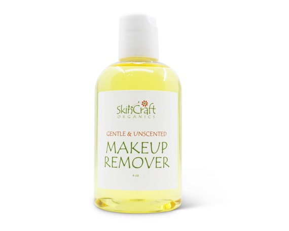 Gentle Natural Makeup Remover for Oily, Sensitive, Combination & Dry Skin - Fragrance Free, Unscented Make Up Remover