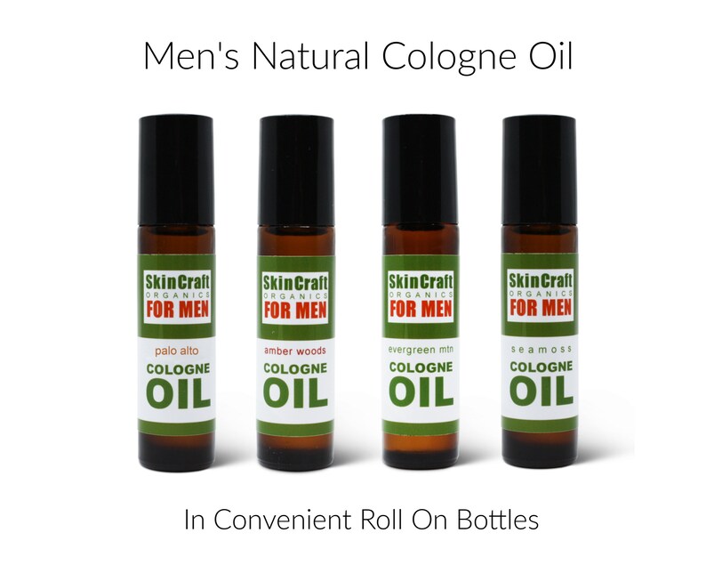 Men's Cologne Oil Natural Woodsy Earthy & Fresh Scent Etsy