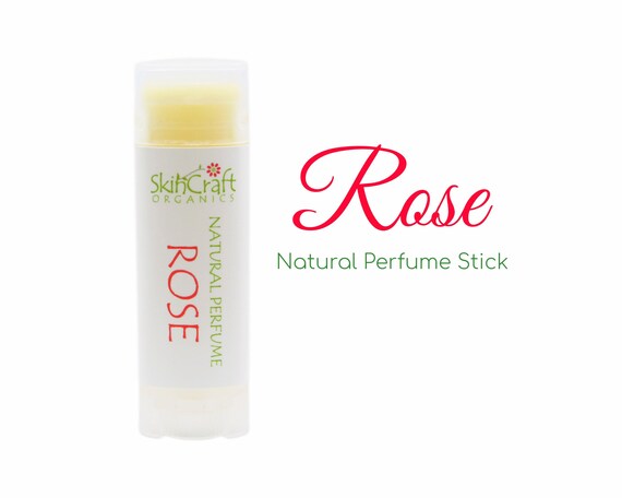 Solid Rose Perfume Stick Made W Natural Rose Fragrance Oil Etsy