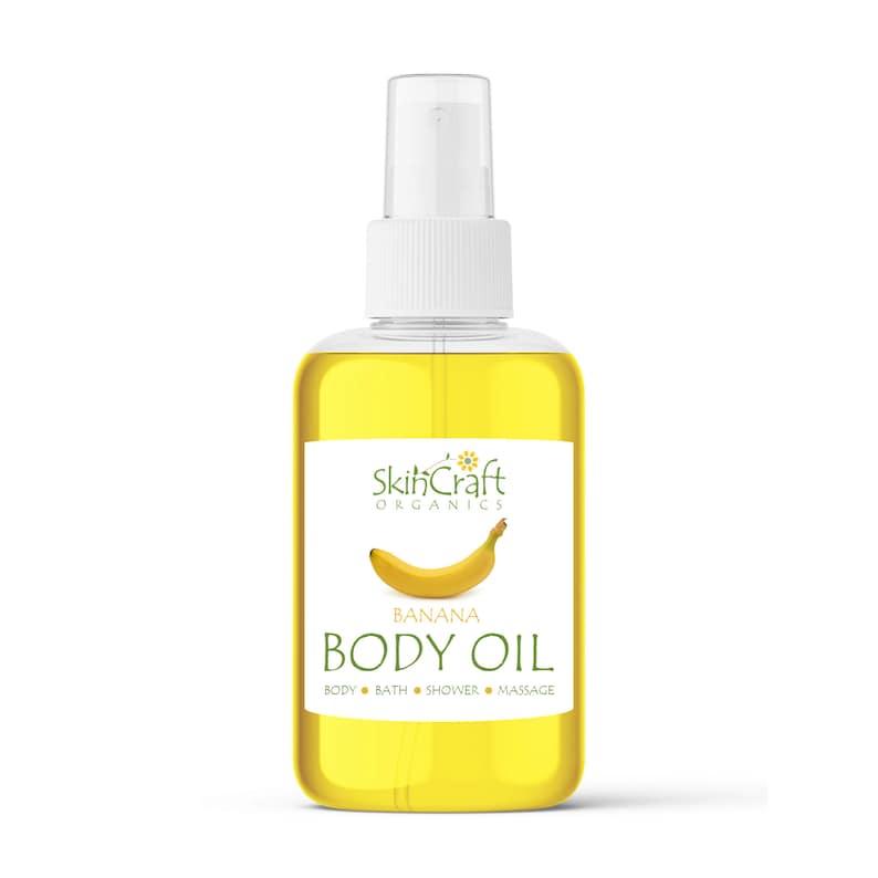 Banana Body Oil Spray Natural Fruit Scent Bath Massage Etsy