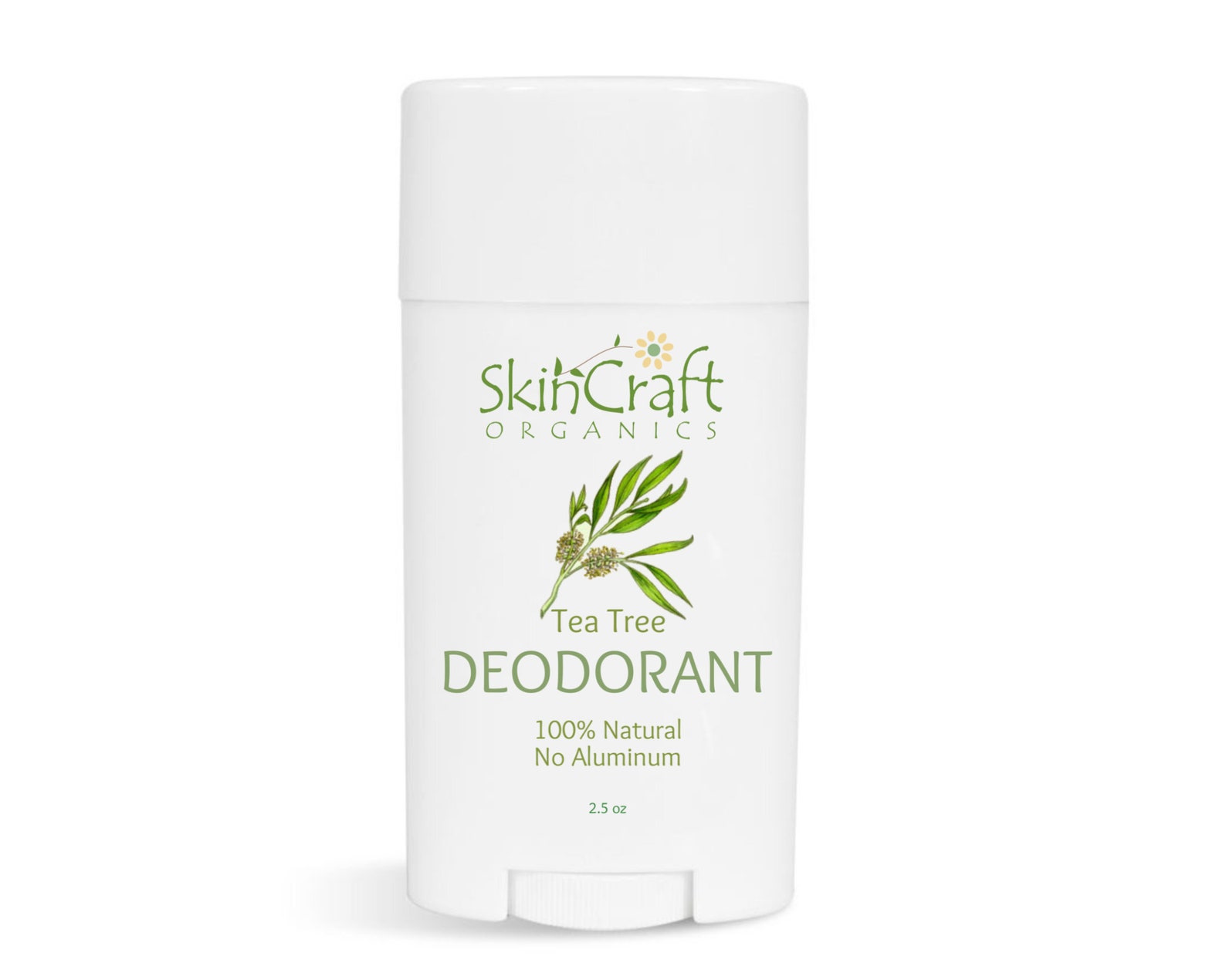 Natural Tea Tree Organic Deodorant Stick w/ Coconut Oil Shea Etsy