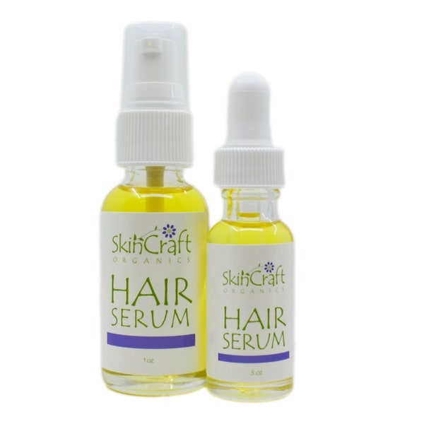 Organic Argan - Marula - Moringa Hair Oil Serum - Hair Conditioner - Get Rid of the Frizz Naturally - For Silky Shiny Hair