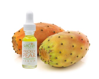 Prickly Pear Dry & Mature Skin Face Serum - Natural Skin Care with Organic Moringa, Marula, Jojoba Oils