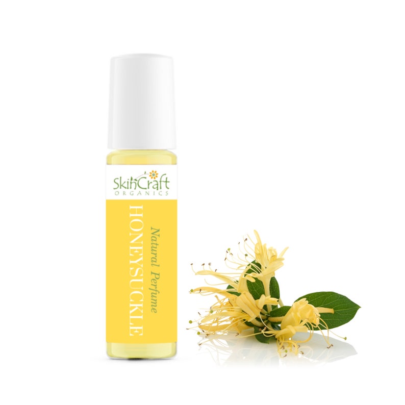 Natural Honeysuckle Perfume Oil Organic Roll on Fragrance Etsy