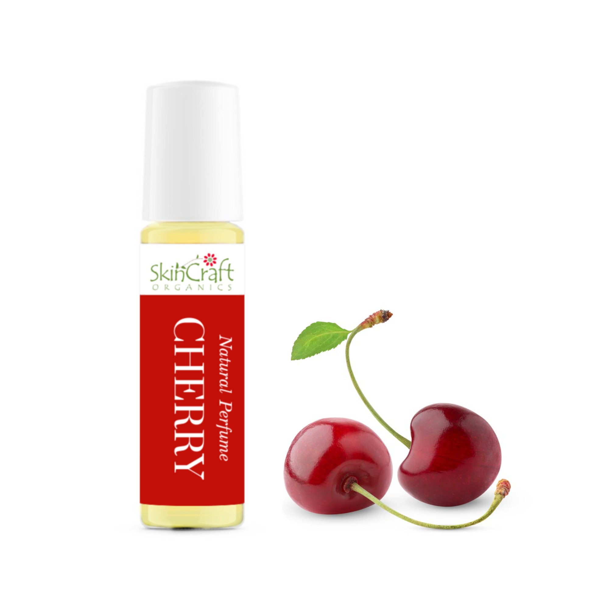 Natural Cherry Perfume Oil Sweet Fruity Organic Fragrance Cherry